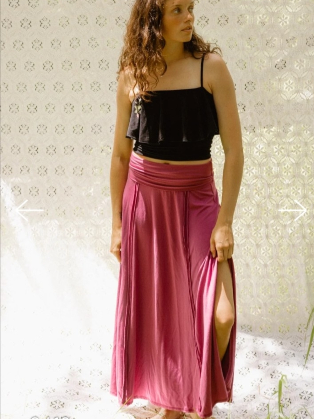 Rosewood Moon Maxi Skirt - Picture 2 of 8